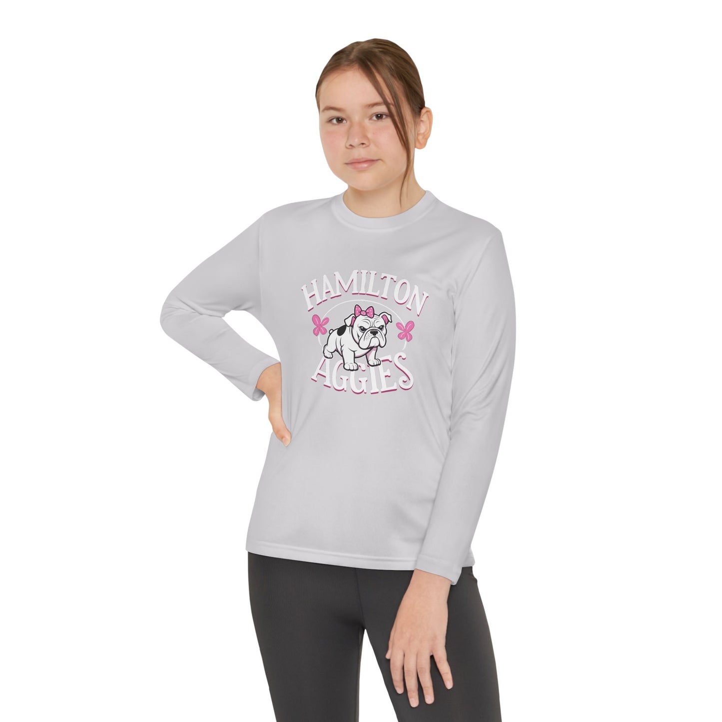 Youth Long Sleeve Tee \ Hamilton Aggies \ HAG4