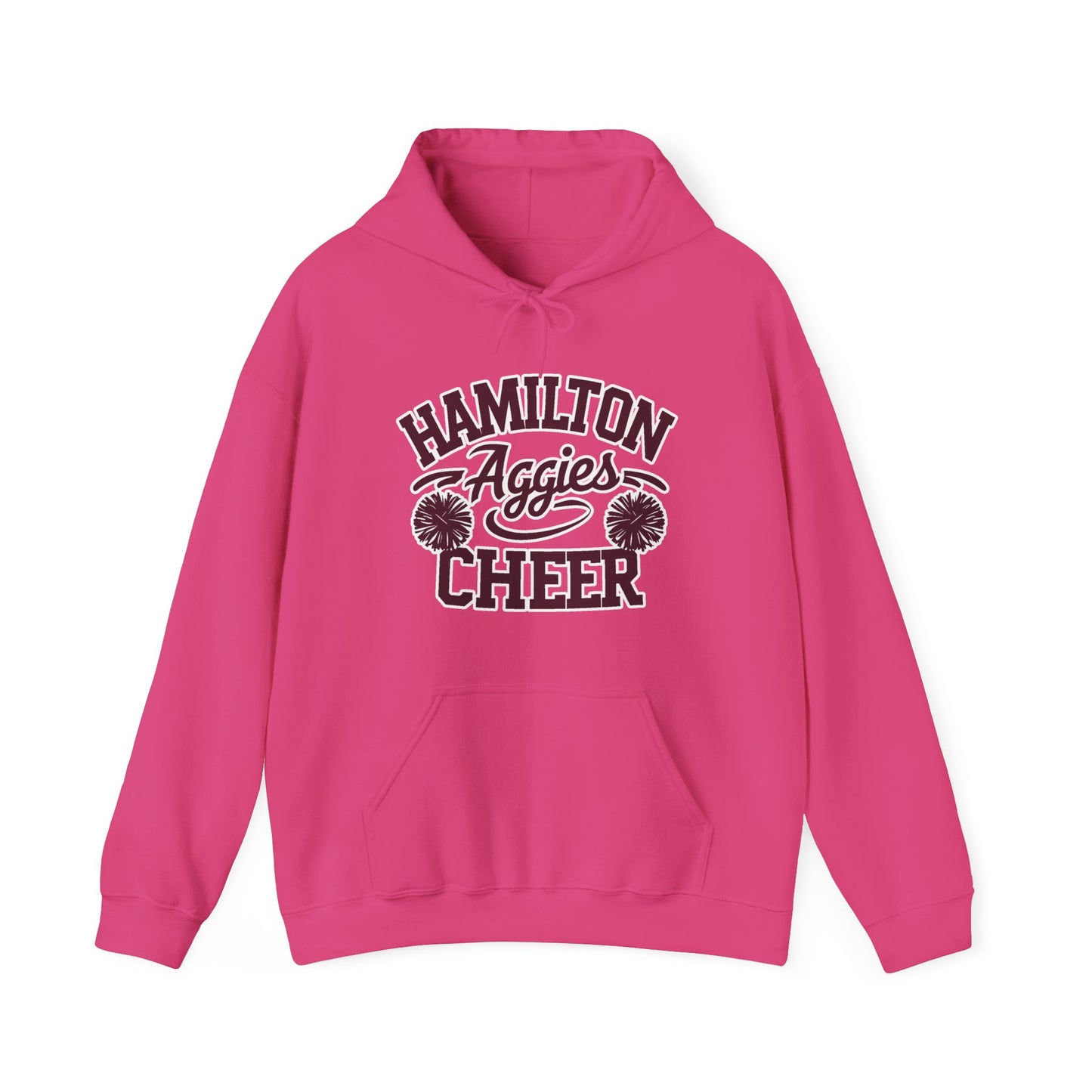 Adult Hoodie Sweatshirt \ Hamilton Aggies Cheer \ HAC2