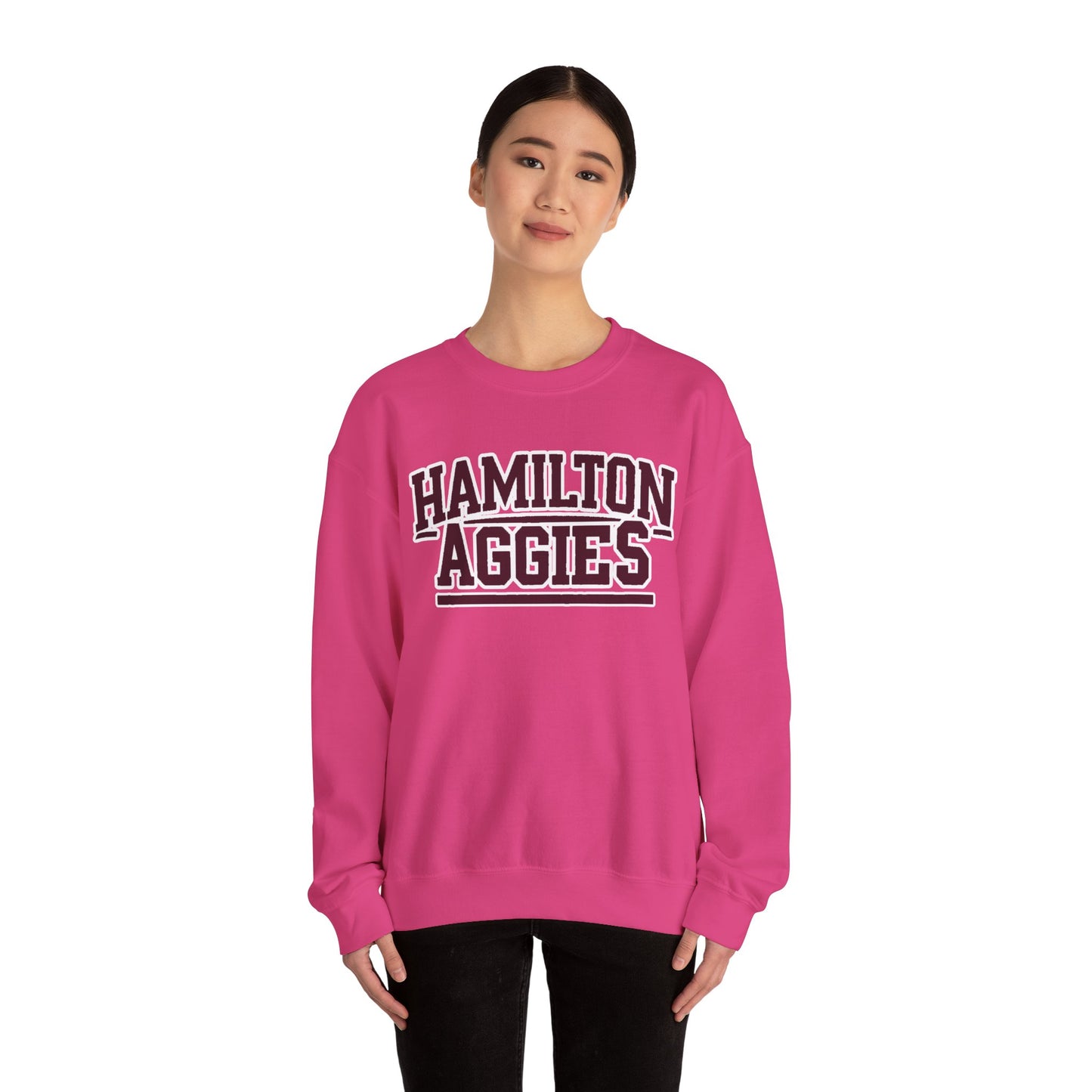Adult Crewneck Sweatshirt \ Hamilton Aggies \ HA2