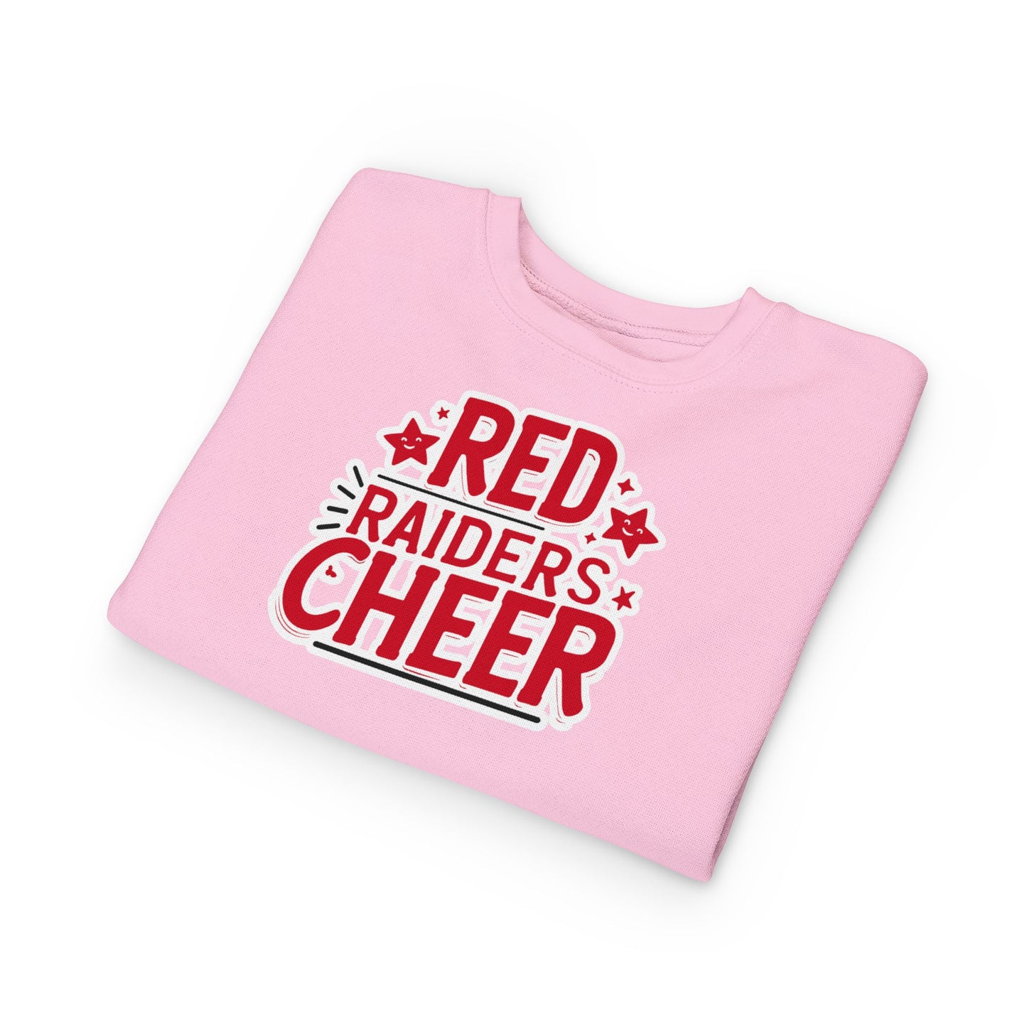 Toddler Crewneck Sweatshirt \ Marion County Red Raiders Cheer \ MCC2