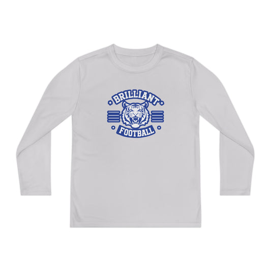 Youth Long Sleeve Tee \ Brilliant Tigers Football \ BTF2