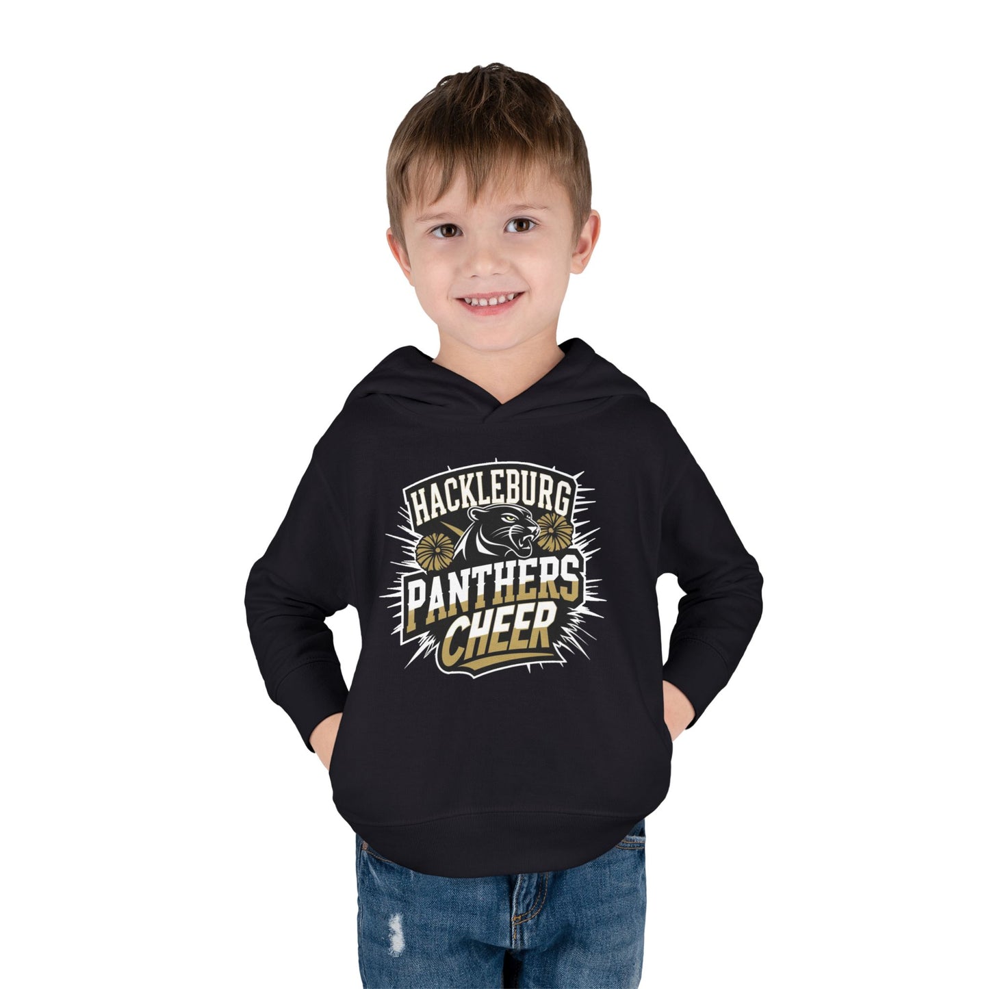 Toddler Hoodie Sweatshirt \ Hackleburg Panthers \ HPC1