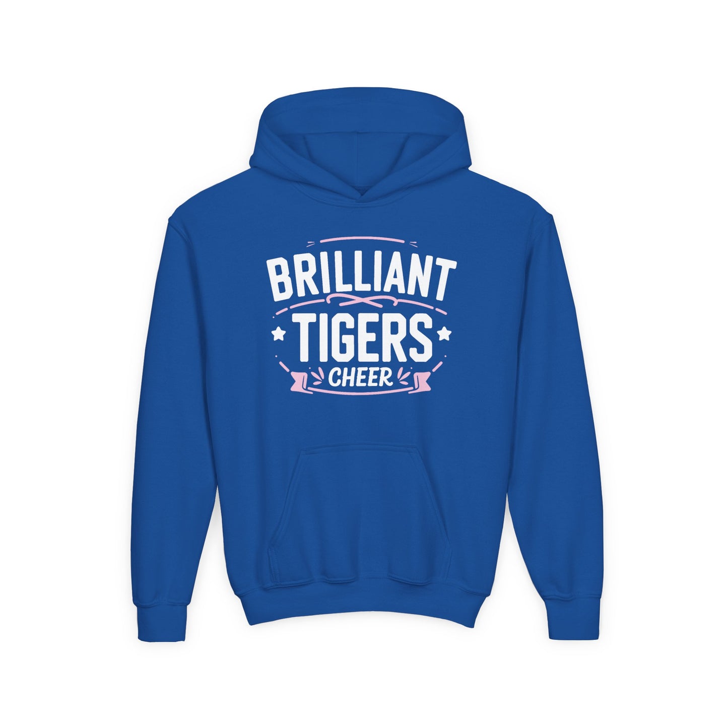 Youth Hoodie Sweatshirt \ Brilliant Tigers Cheer \ BTC2
