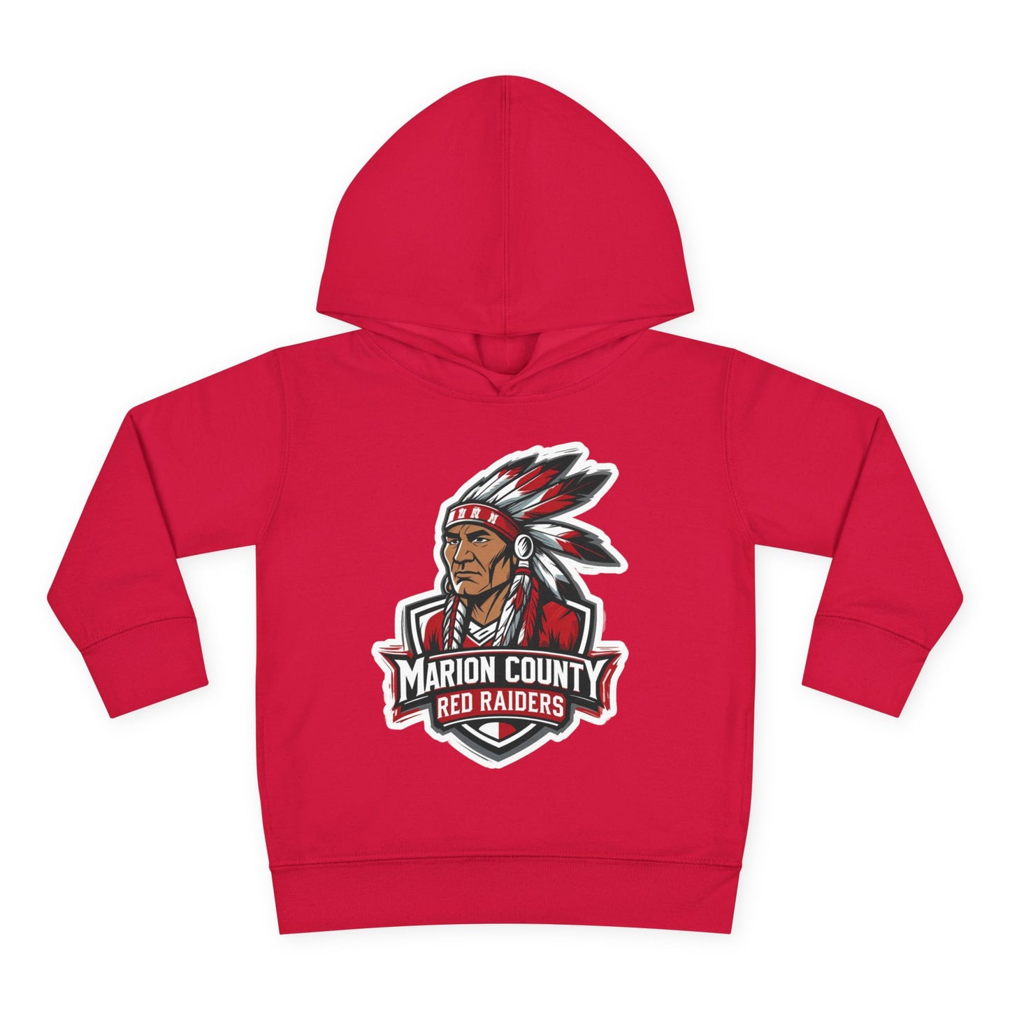 Toddler Hoodie Sweatshirt \ Marion County Red Raiders \ MC2