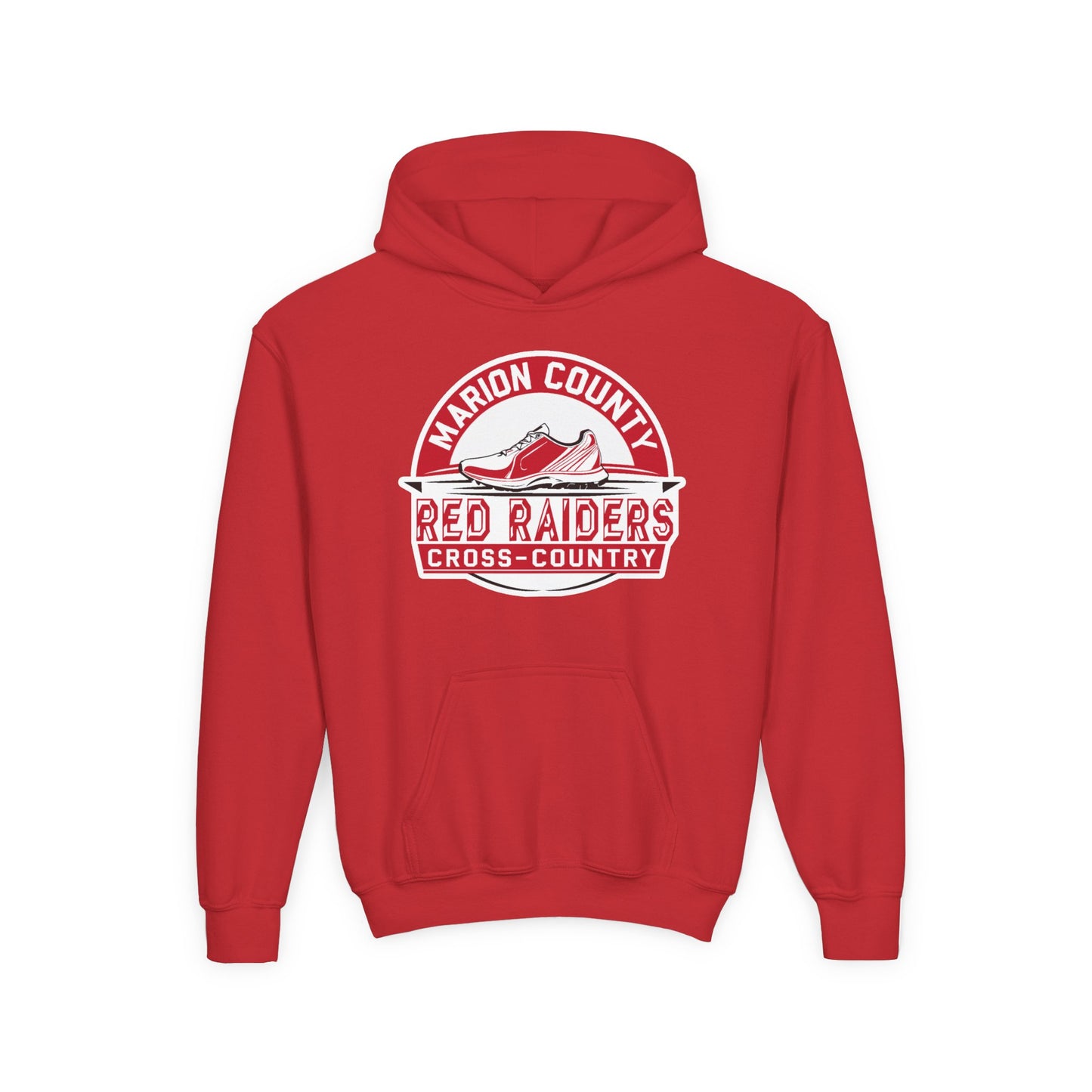 Youth Hoodie Sweatshirt \ Marion County Red Raiders Cross-Country \ MCCC1