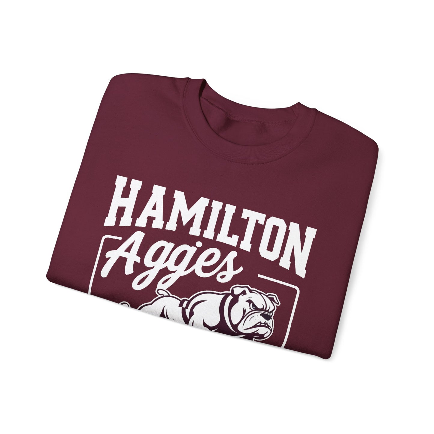 Adult Crewneck Sweatshirt \ Hamilton Aggies Cross-Country \ HCC2