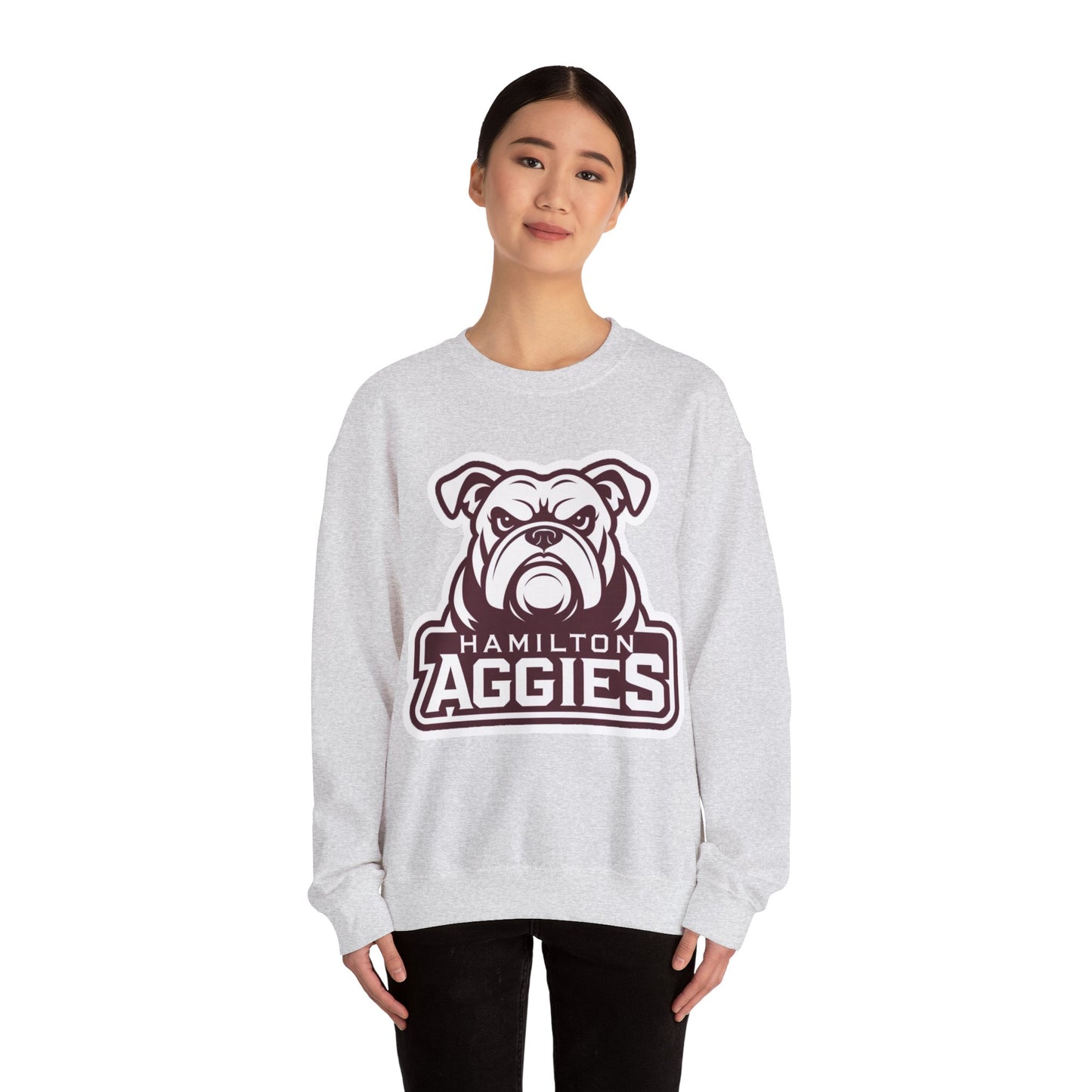 Adult Crewneck Sweatshirt \ Hamilton Aggies \ HA4