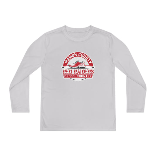 Youth Long Sleeve Tee \ Marion County Red Raiders Cross-Country \ MCCC1