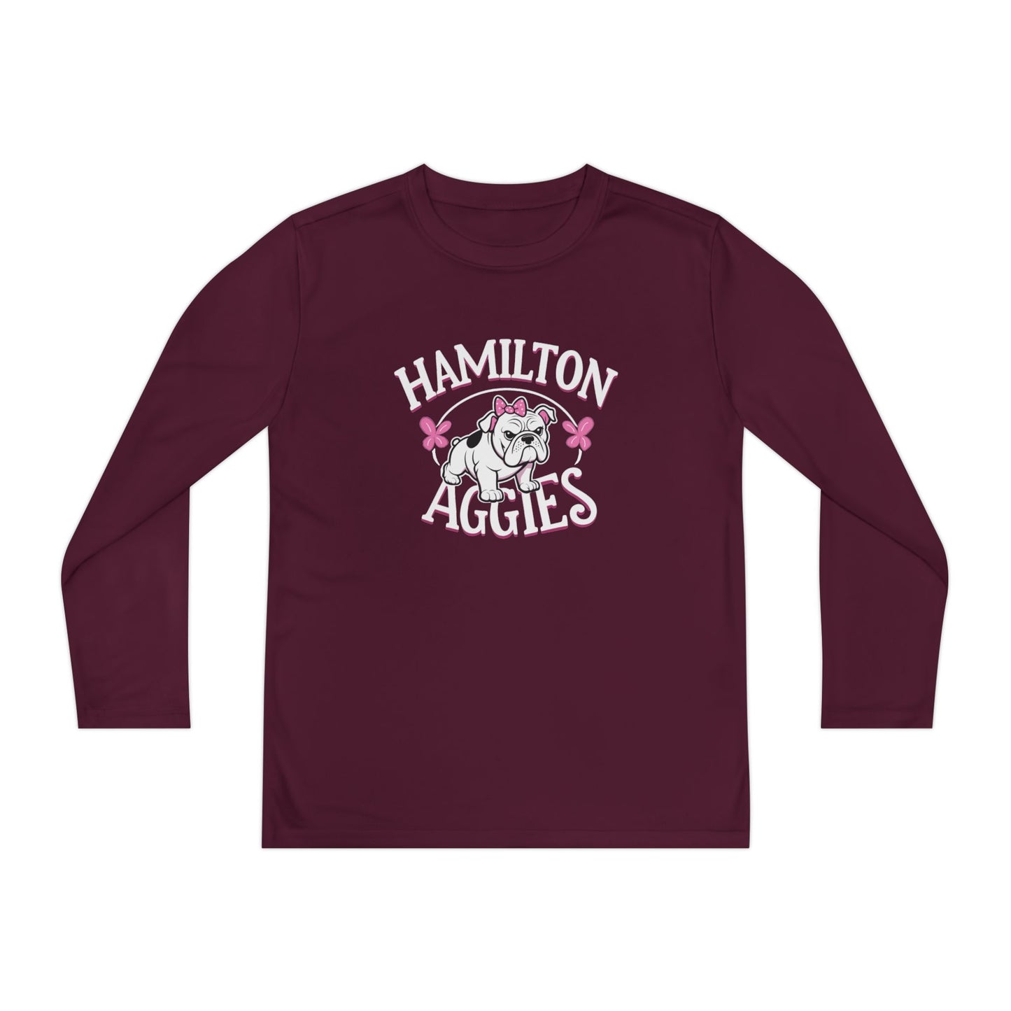 Youth Long Sleeve Tee \ Hamilton Aggies \ HAG4