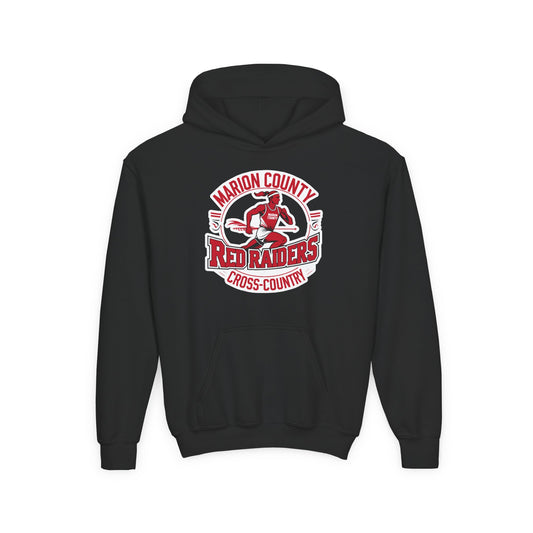 Youth Hoodie Sweatshirt \ Marion County Red Raiders Cross-Country \ MCCC2