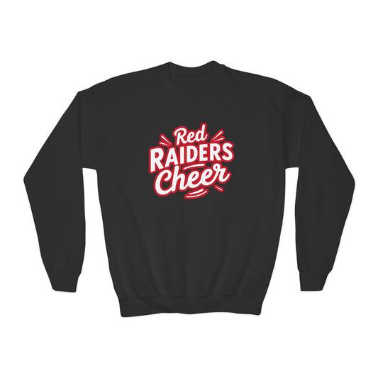 Youth Crewneck Sweatshirt \ Marion County Red Raiders Cheer \ MCC1