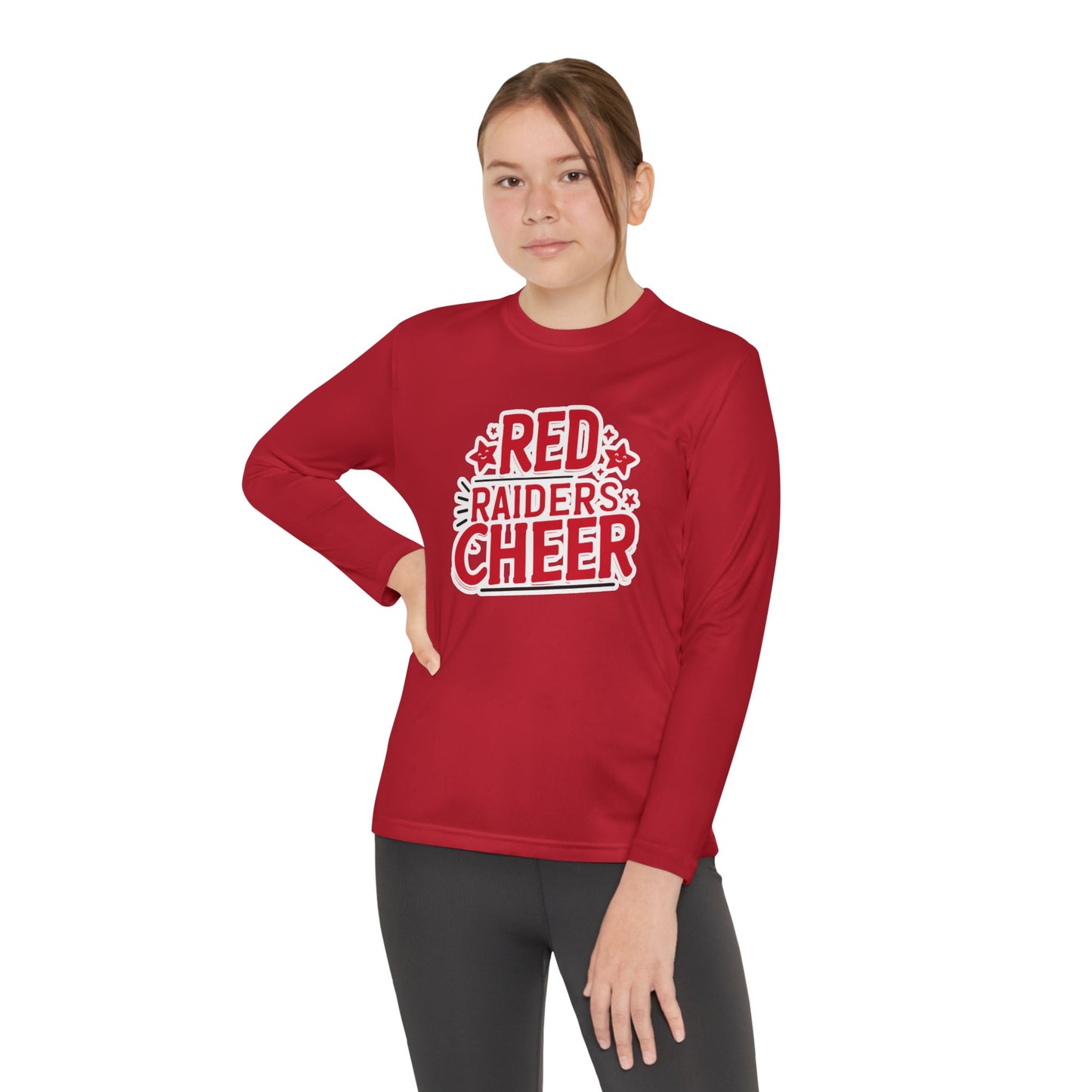 Youth Long Sleeve Tee \ Marion County Red Raiders Cheer \ MCC2