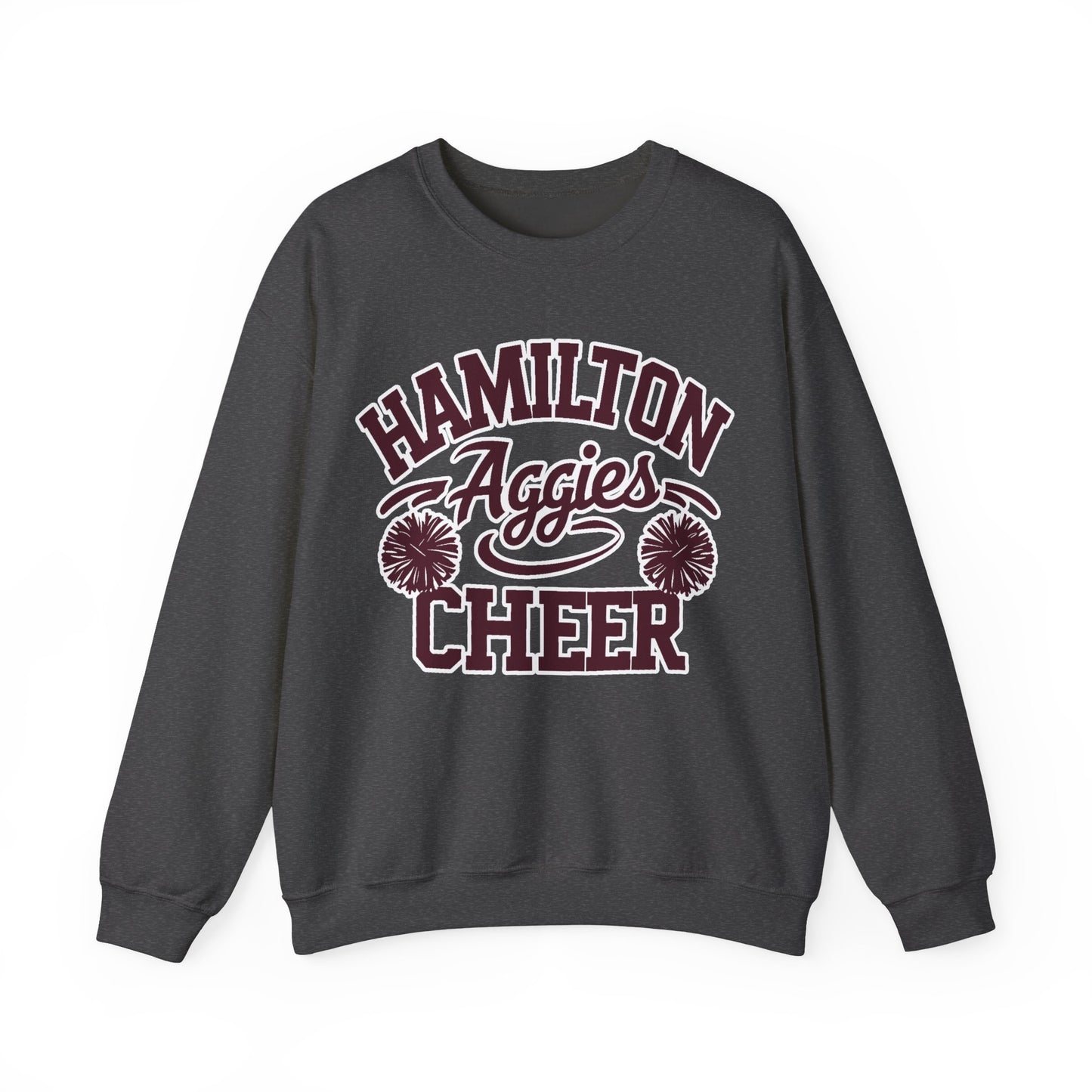 Adult Crewneck Sweatshirt \ Hamilton Aggies Cheer \ HAC2