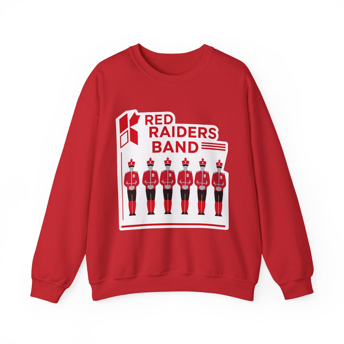 Adult Crewneck Sweatshirt \ Marion County Red Raiders Band \ MCB1