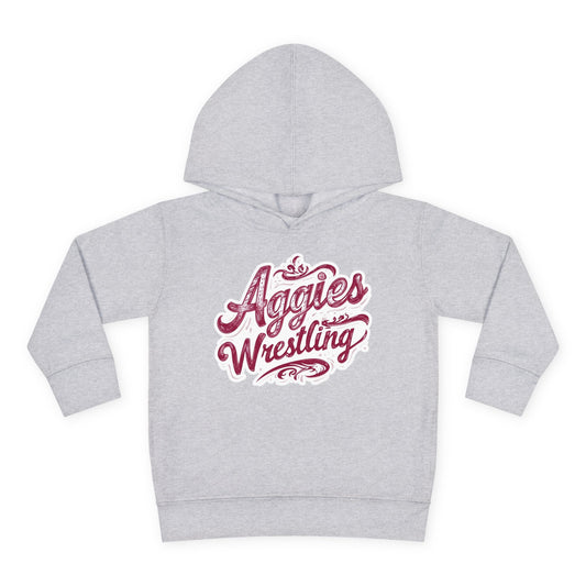 Toddler Hoodie Sweatshirt \ Hamilton Aggies Wrestling \ HAWG2
