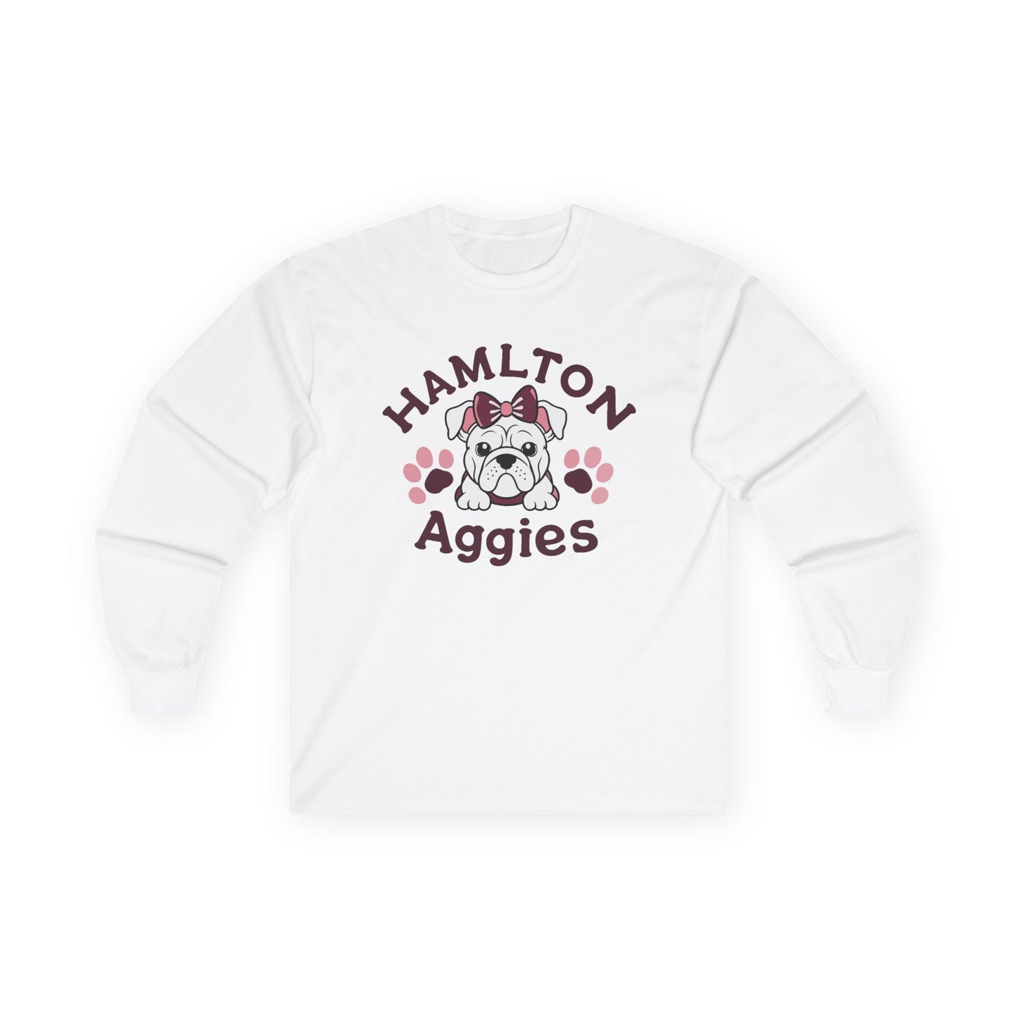 Adult Long Sleeve Tee \ Hamilton Aggies \ HAG3