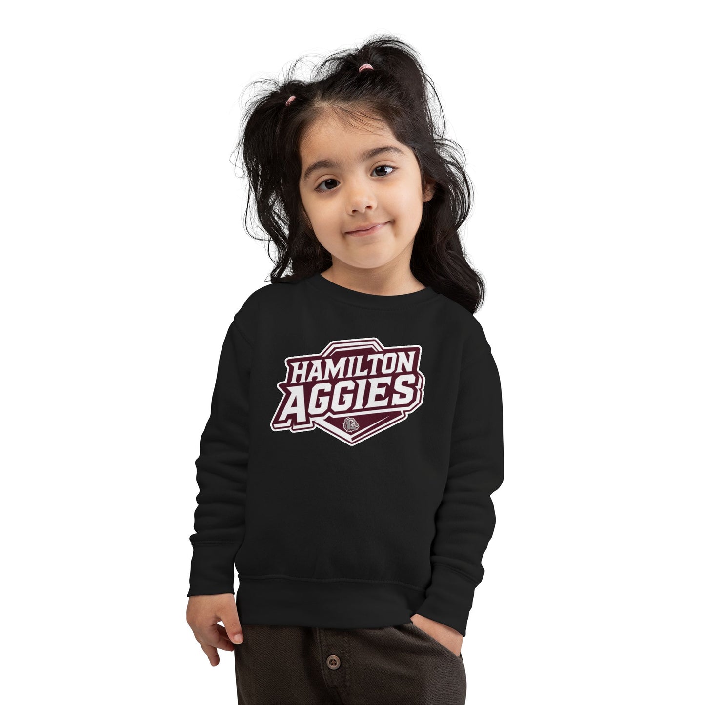 Toddler Crewneck Sweatshirt \ Hamilton Aggies \ HA1