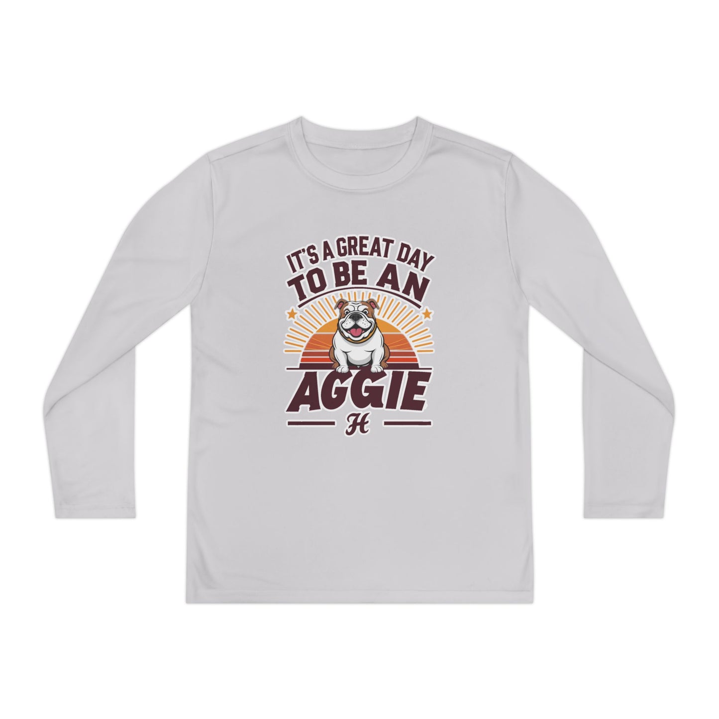 Youth Long Sleeve Tee \ It's a Great Day to Be an Aggie! \ GDA2