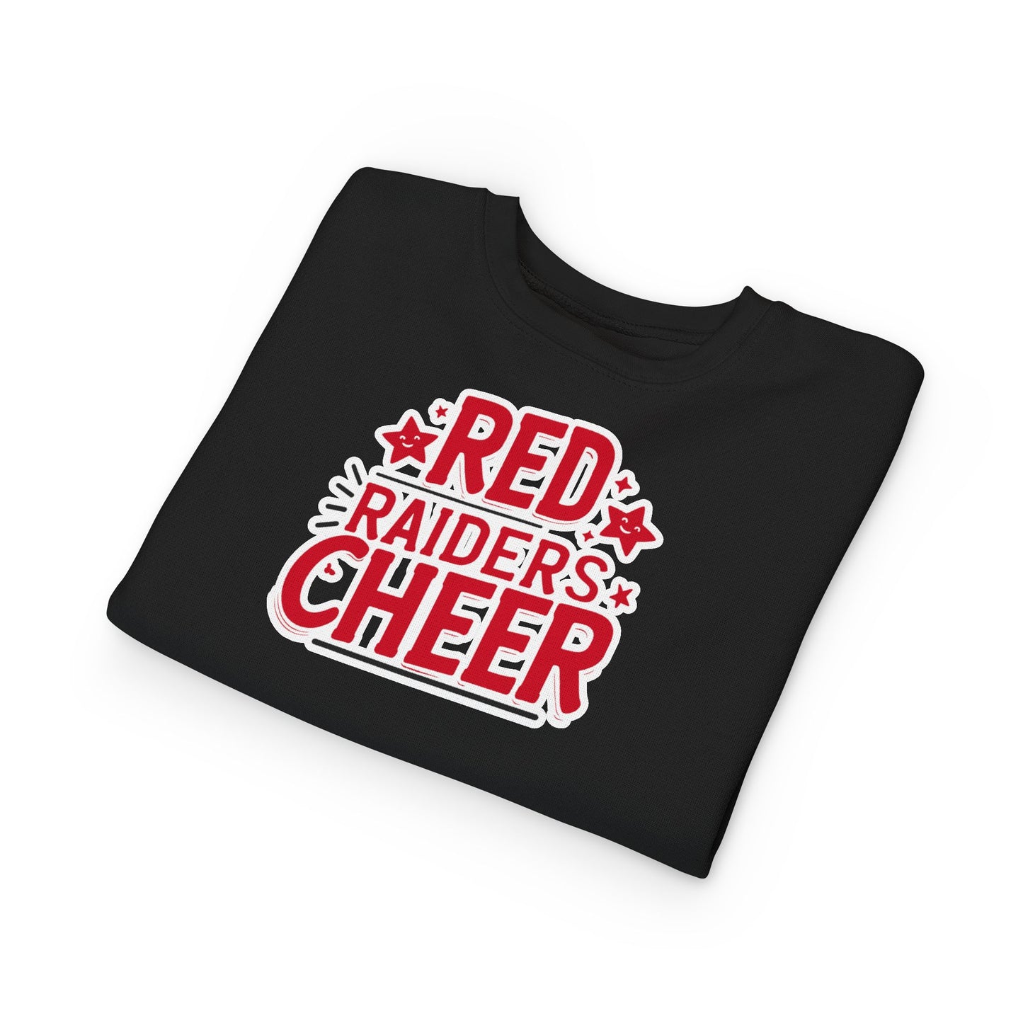 Toddler Crewneck Sweatshirt \ Marion County Red Raiders Cheer \ MCC2