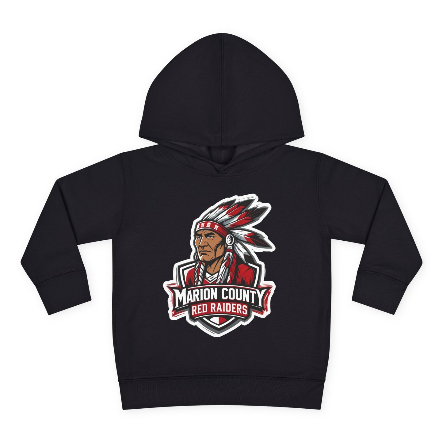 Toddler Hoodie Sweatshirt \ Marion County Red Raiders \ MC2