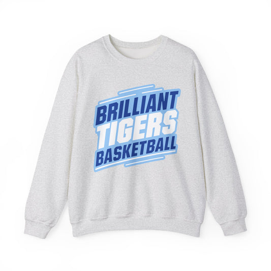 Adult Crewneck Sweatshirt \ Brilliant Tigers Basketball \ BTBK2