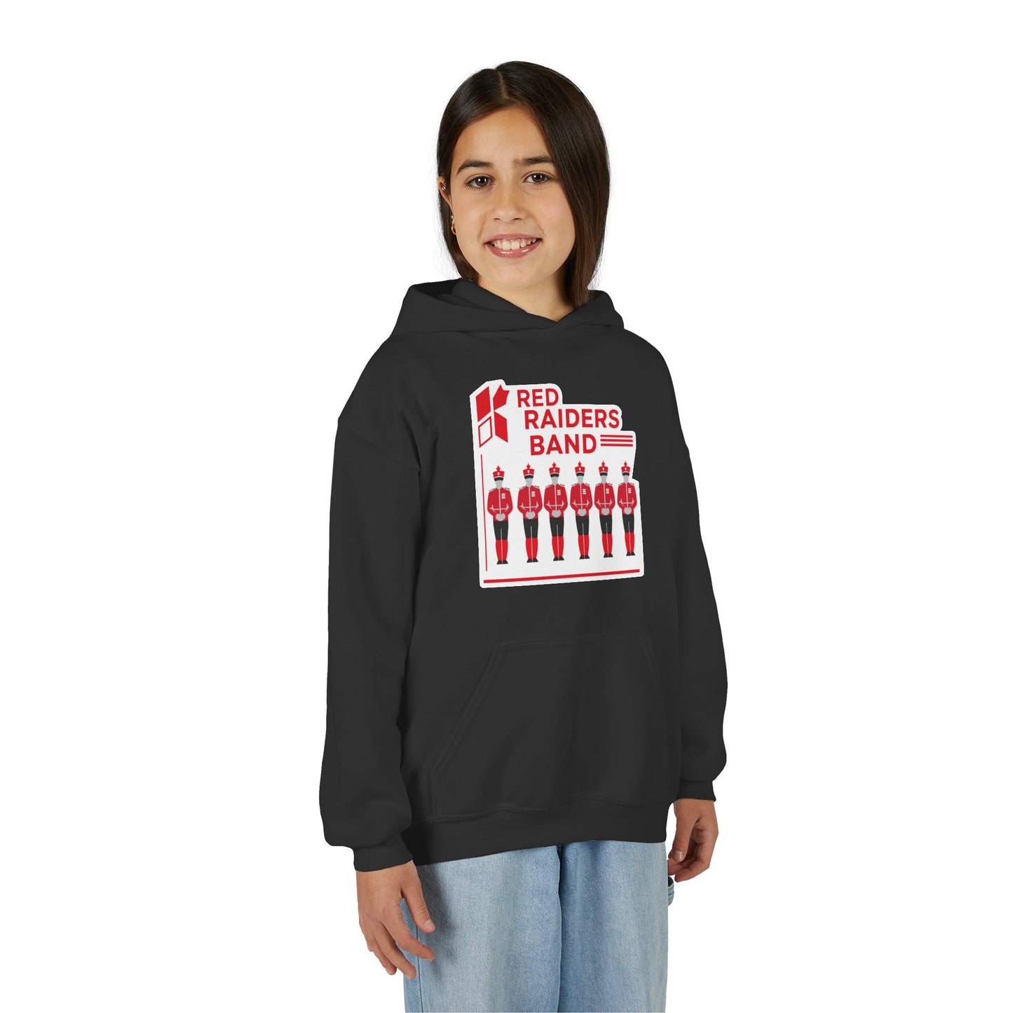 Youth Hoodie Sweatshirt \ Marion County Red Raiders Band \ MCB1