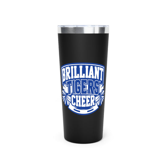 22oz Copper Insulated Tumbler \ Brilliant Tigers Cheer \ BTC1