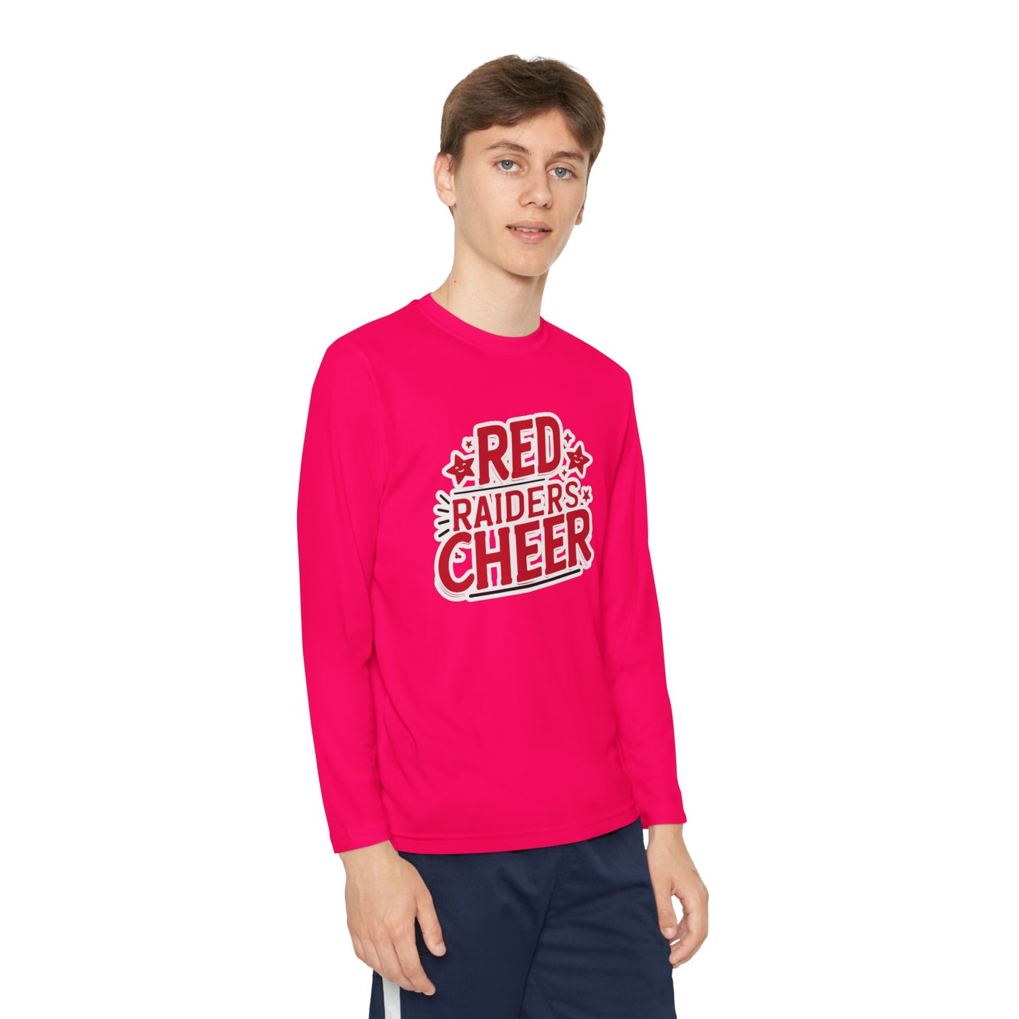 Youth Long Sleeve Tee \ Marion County Red Raiders Cheer \ MCC2