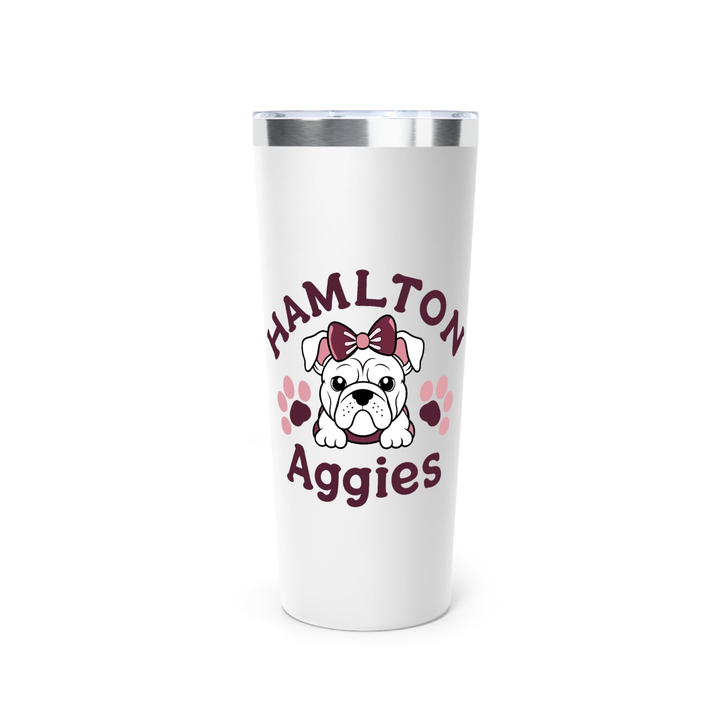 22oz Copper Insulated Tumbler \ Hamilton Aggies \ HAG3