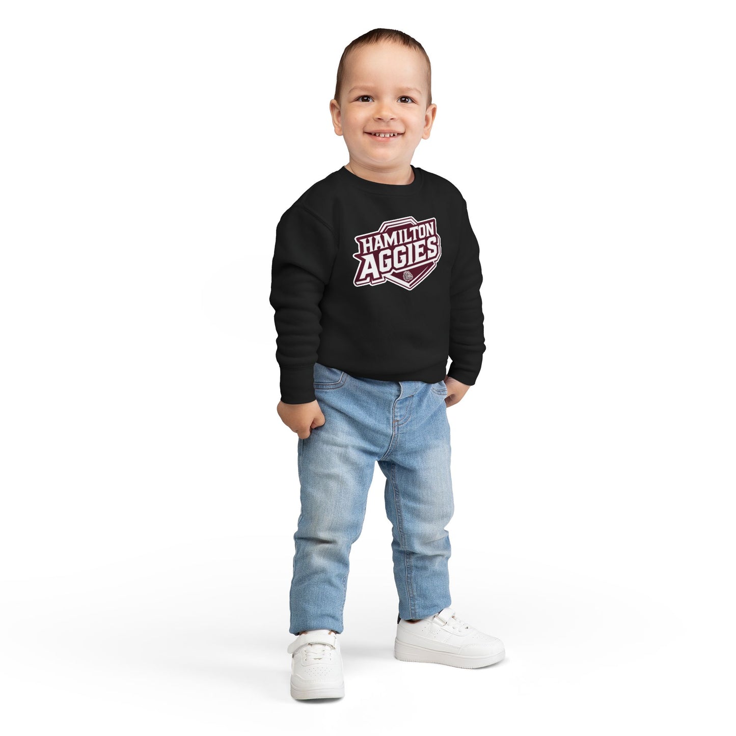 Toddler Crewneck Sweatshirt \ Hamilton Aggies \ HA1