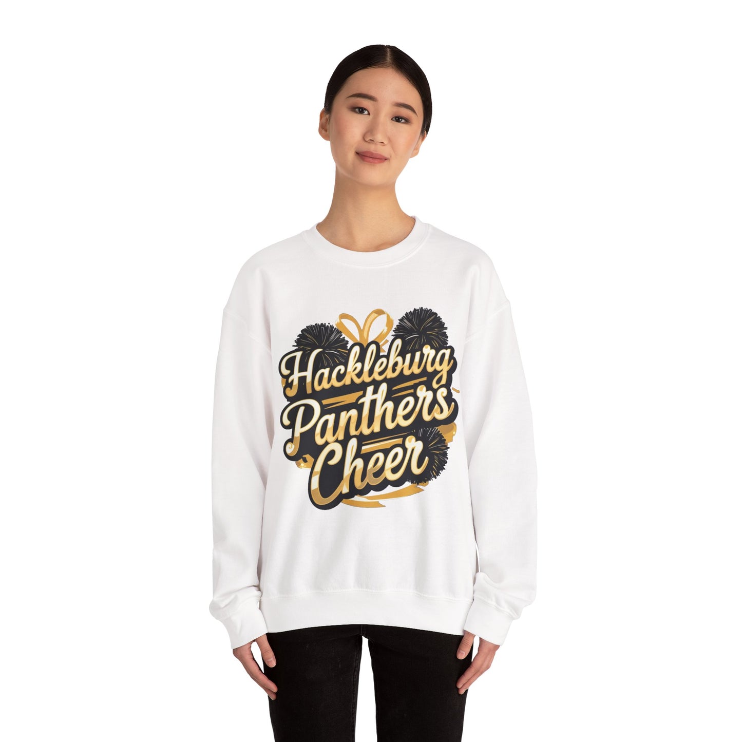 Adult Crewneck Sweatshirt \ Hackleburg Panthers Cheer \ HPC2
