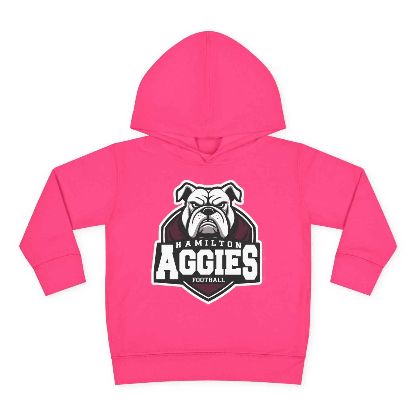 Toddler Hoodie Sweatshirt \ Hamilton Aggies Football \ HAF2