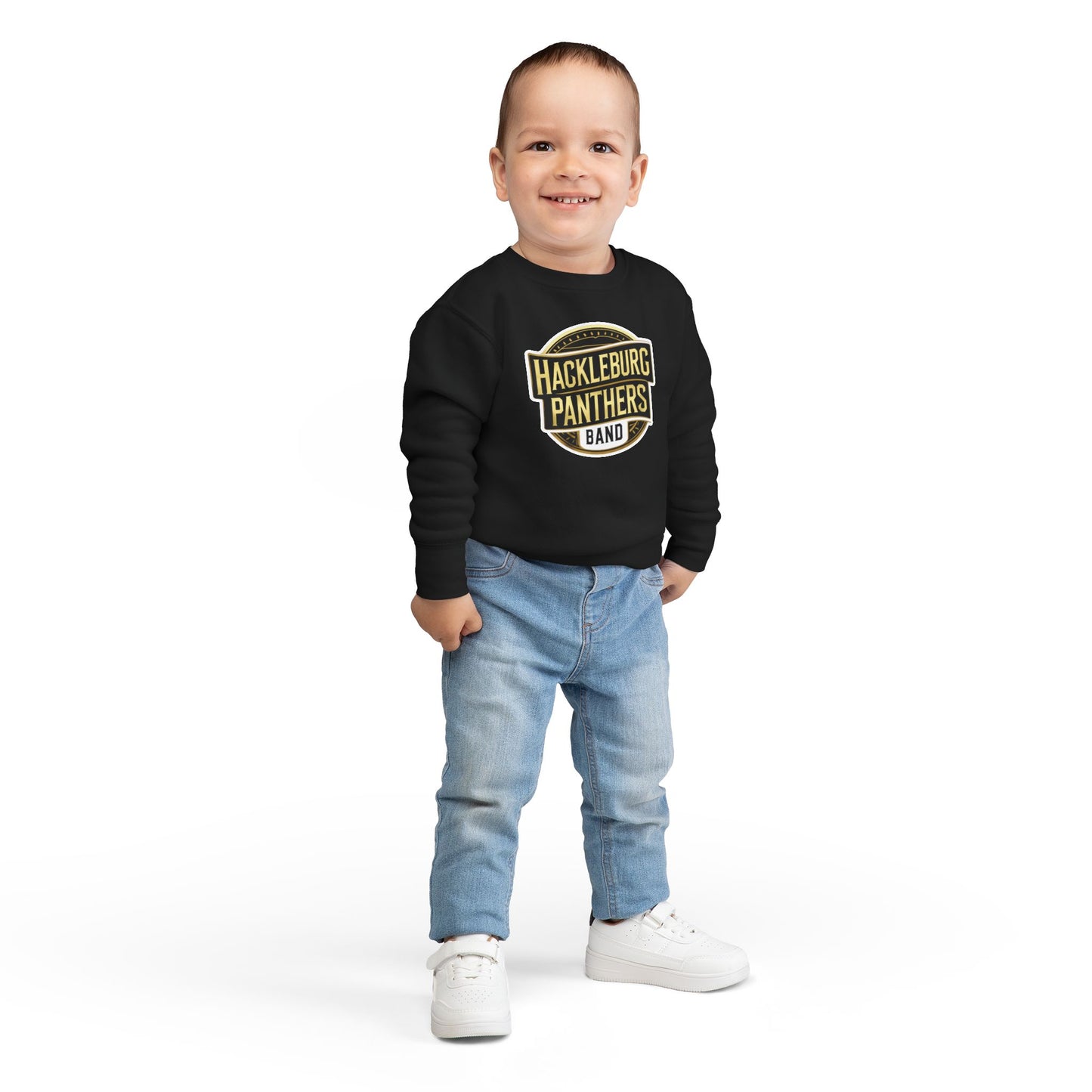 Toddler Crewneck Sweatshirt \ Hackleburg Panthers Band \ HPB2