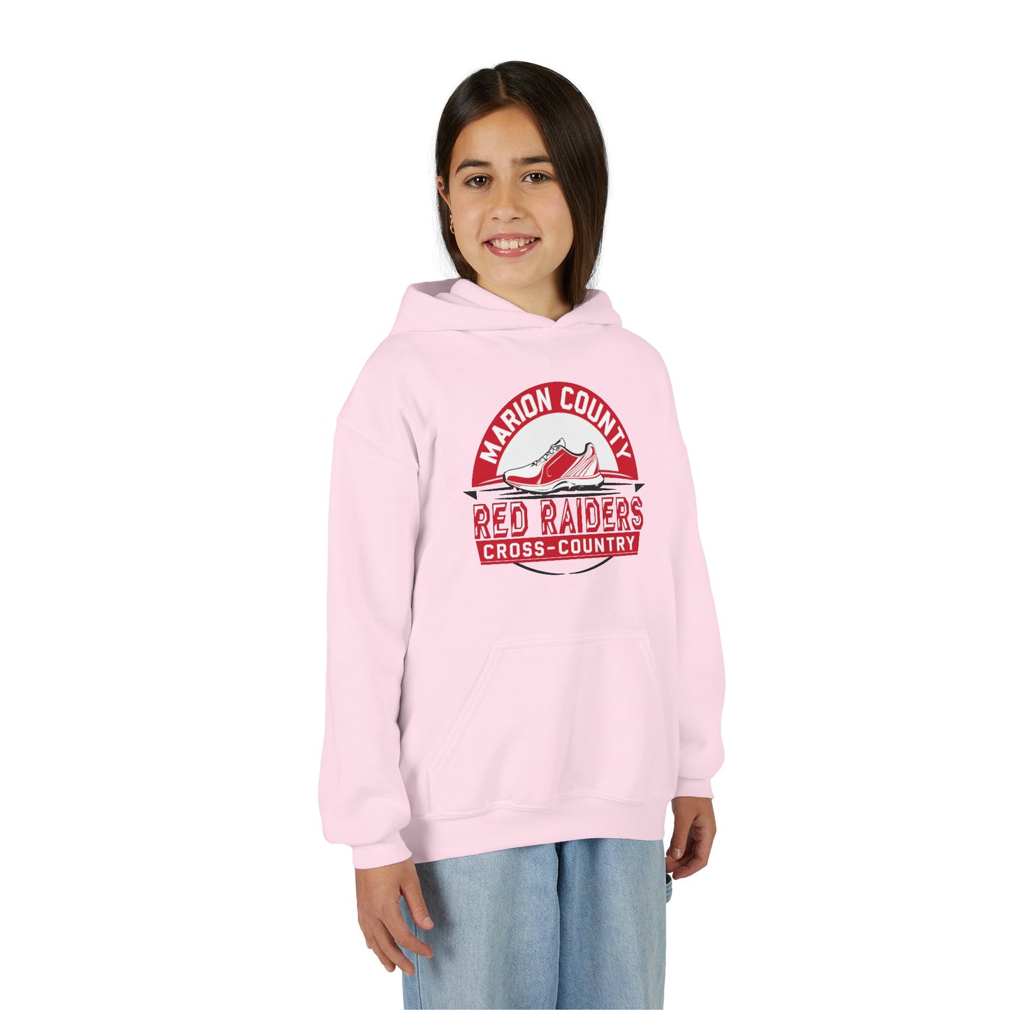 Youth Hoodie Sweatshirt \ Marion County Red Raiders Cross-Country \ MCCC1