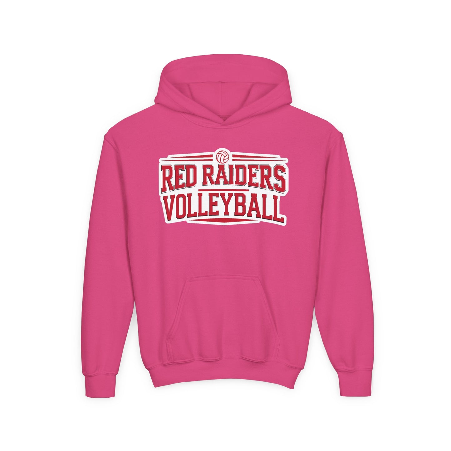 Youth Hoodie Sweatshirt \ Marion County Red Raiders Volleyball \ MCV2