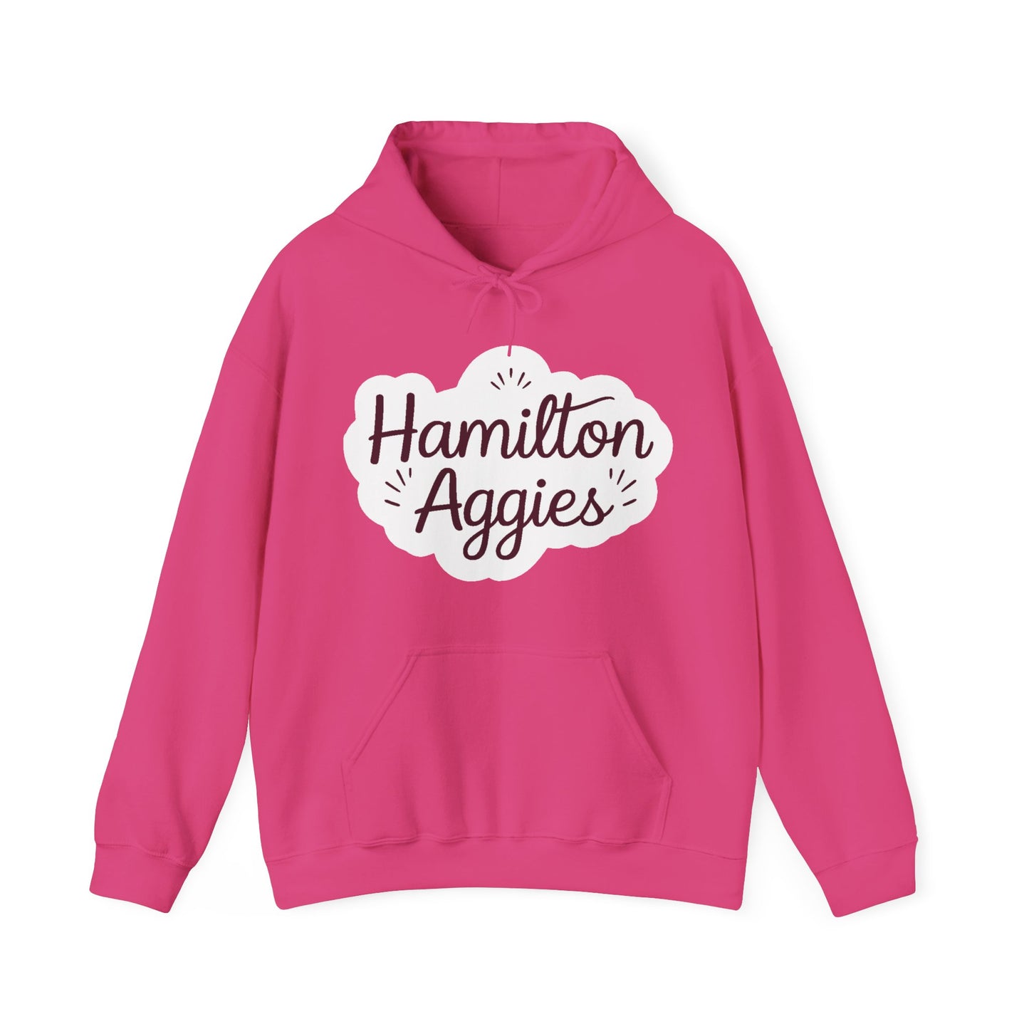 Adult Hoodie Sweatshirt \ Hamilton Aggies \ HAG1