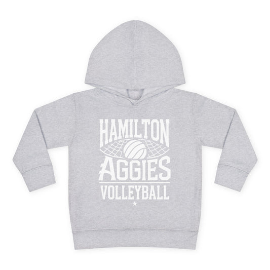 Toddler Hoodie Sweatshirt \ Hamilton Aggies Volleyball \ HAV2