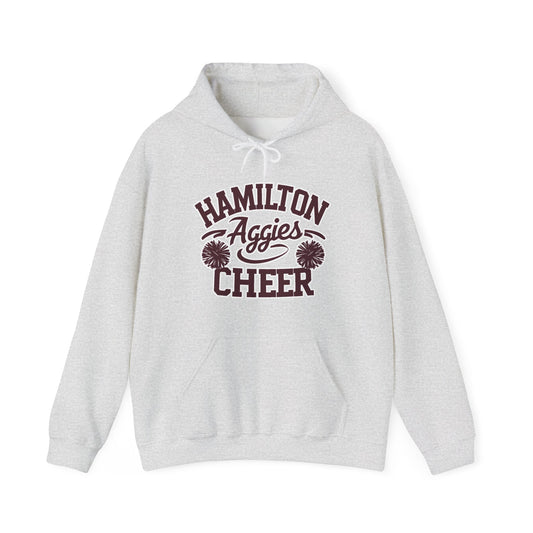 Adult Hoodie Sweatshirt \ Hamilton Aggies Cheer \ HAC2