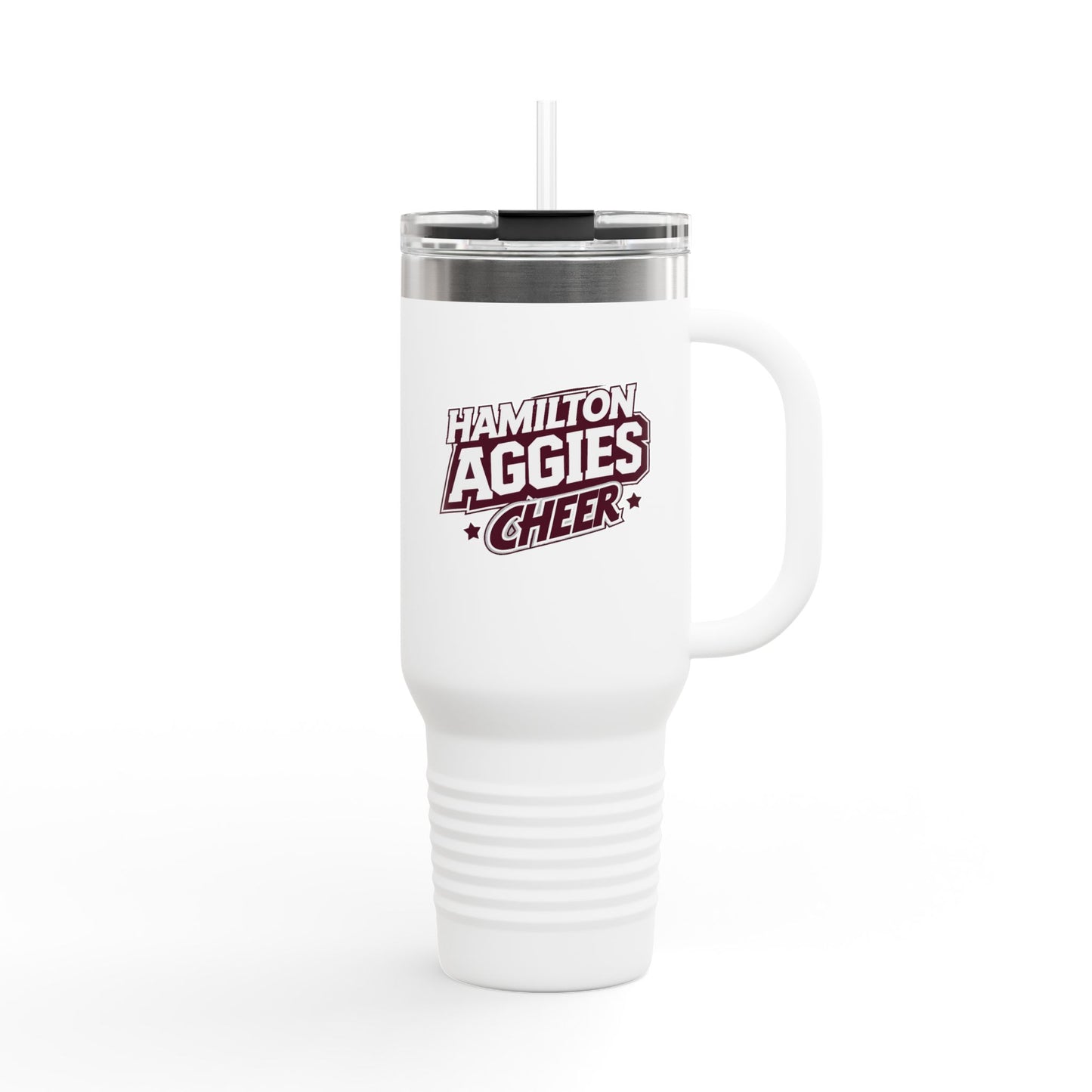 40oz Insulated Tumbler \ Hamilton Aggies Cheer \ HAC1