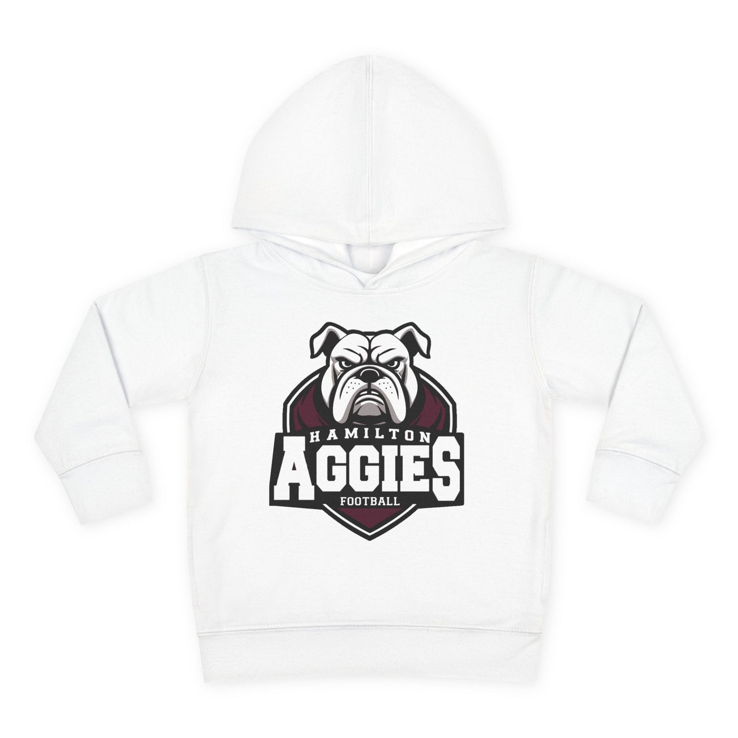 Toddler Hoodie Sweatshirt \ Hamilton Aggies Football \ HAF2