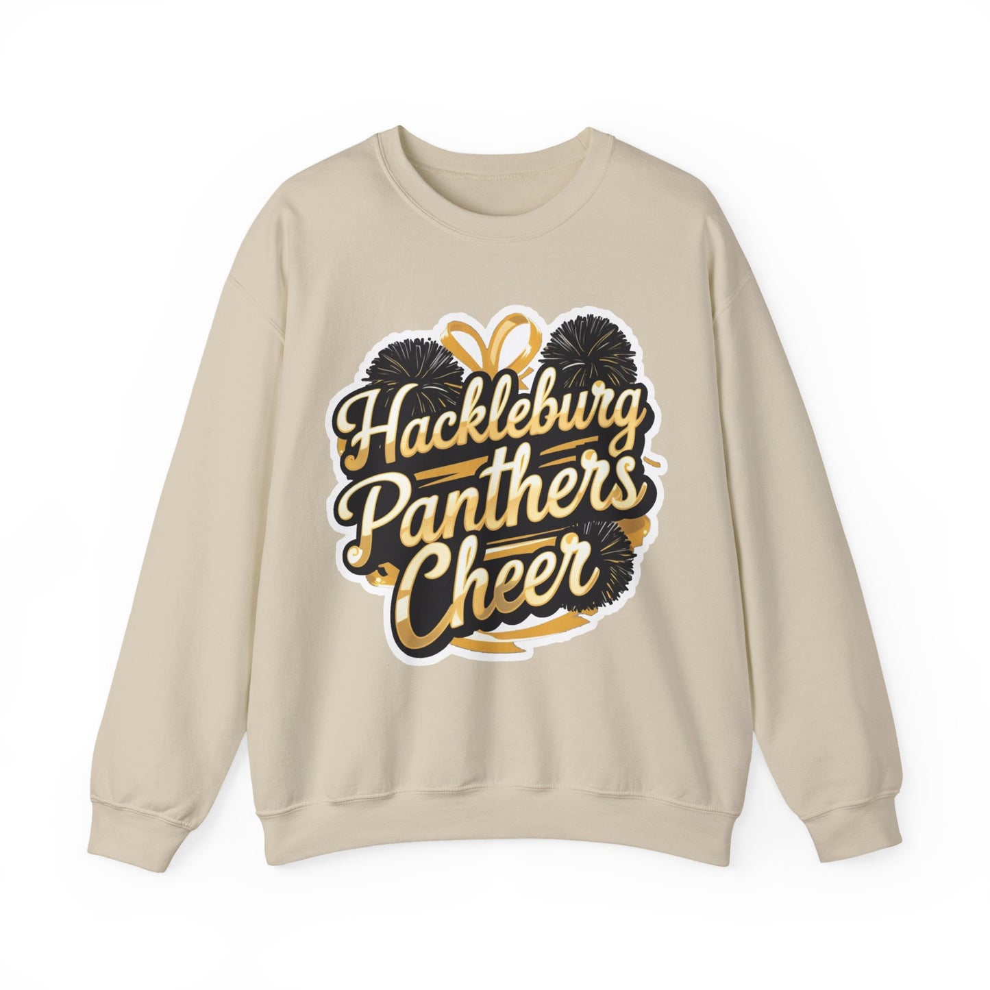 Adult Crewneck Sweatshirt \ Hackleburg Panthers Cheer \ HPC2
