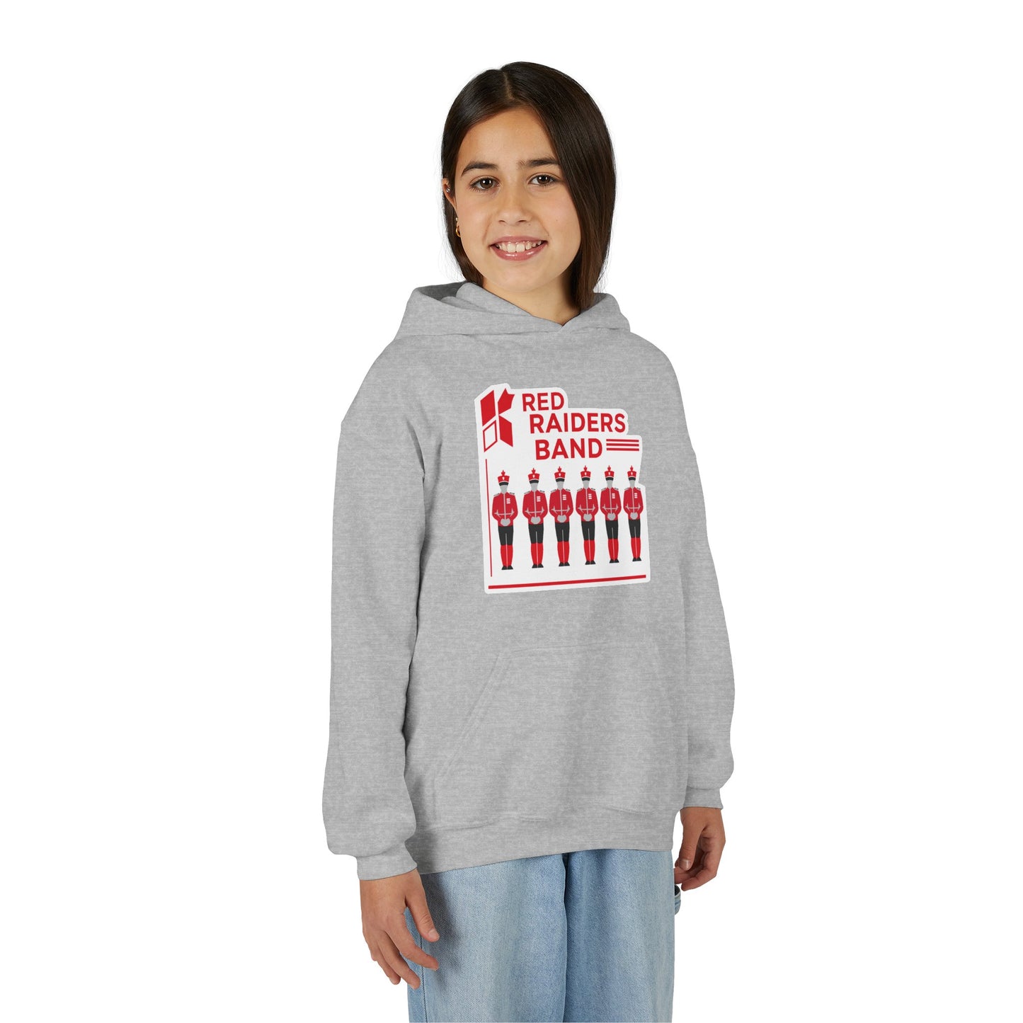 Youth Hoodie Sweatshirt \ Marion County Red Raiders Band \ MCB1