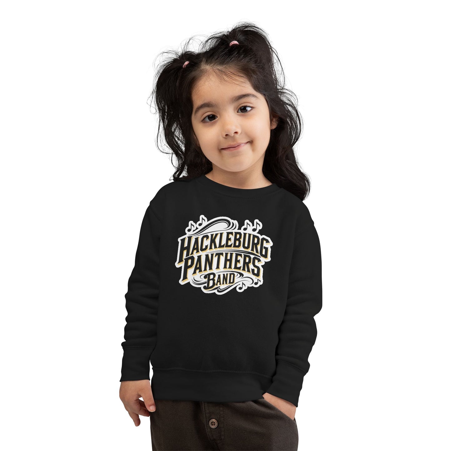 Toddler Crewneck Sweatshirt \ Hackleburg Panthers Band \ HPB1