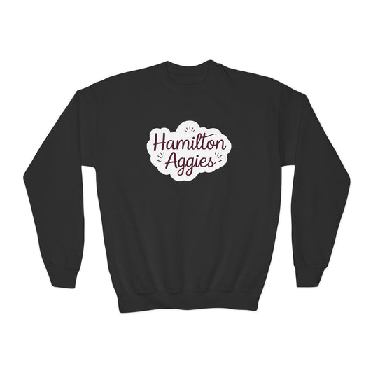 Youth Crewneck Sweatshirt \ Hamilton Aggies \ HAG1