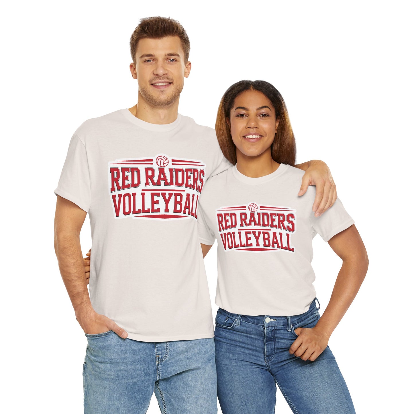 Adult Tee \ Marion County Red Raiders Volleyball \ MCV2