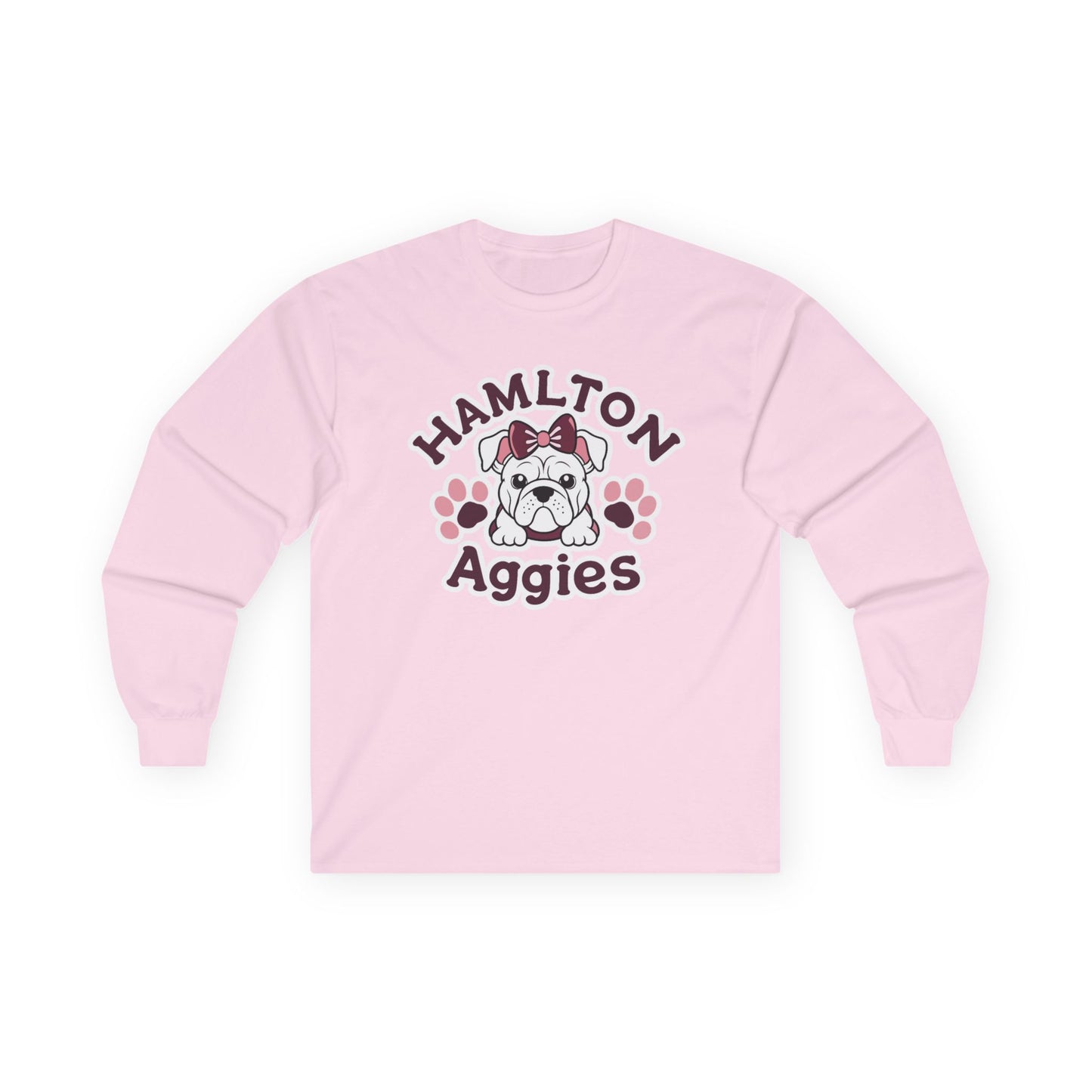 Adult Long Sleeve Tee \ Hamilton Aggies \ HAG3