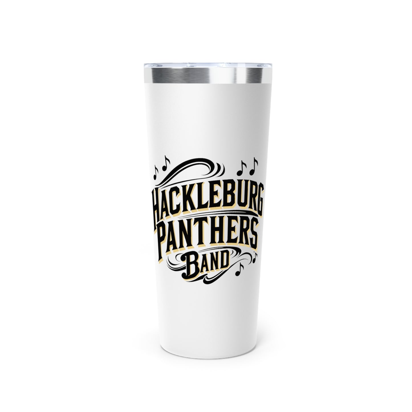 22oz Copper Insulated Tumbler \ Hackleburg Panthers Band \ HPB1