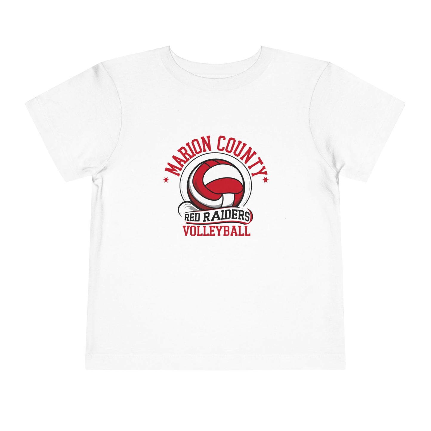 Toddler Tee \ Marion County Red Raiders Volleyball \ MCV1