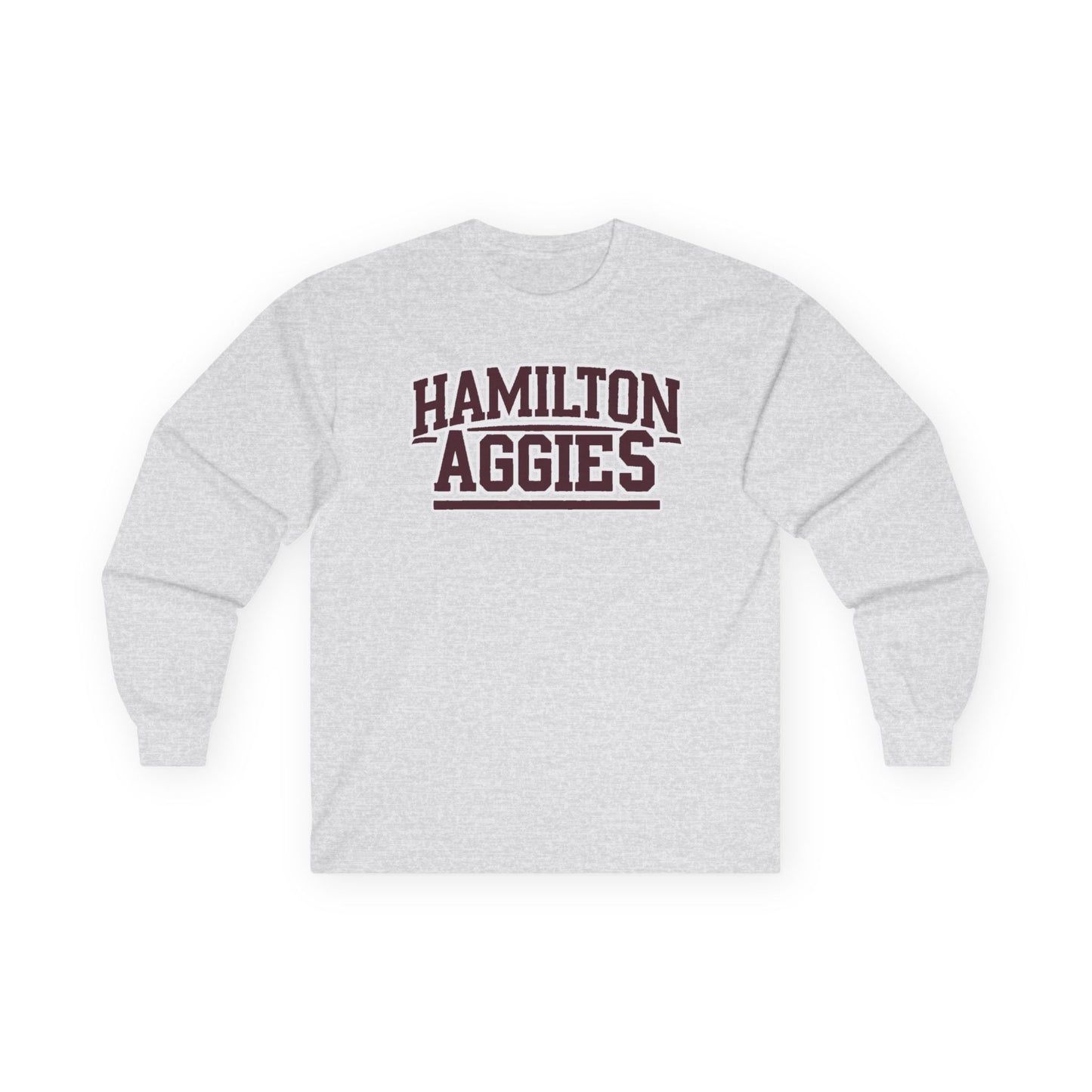Adult Long Sleeve Tee \ Hamilton Aggies \ HA2