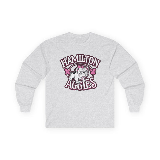 Adult Long Sleeve Tee \ Hamilton Aggies \ HAG4